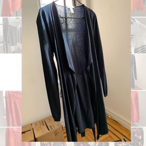 HM Basic, long cardigan. Size Small